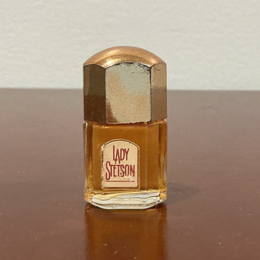 Coty Lady Stetson Women Perfume‎ .125 Oz Parfum .369 mL Splash Micro Mini NOS